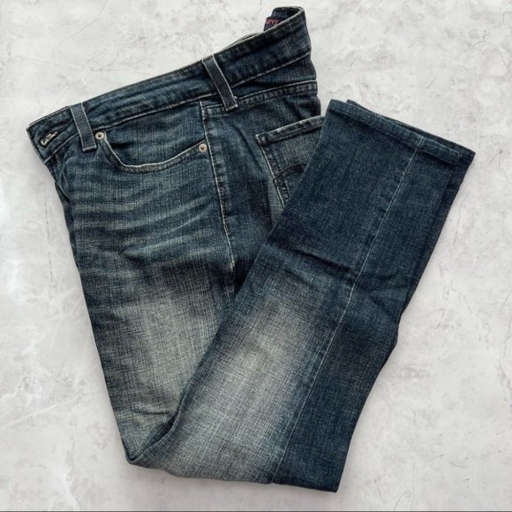 🍉 Levis Curvy Cut 528 Jeans Juniors Medium Wash